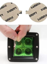 Lamin-X 2.25" Green Round Light Covers                                     - SB-2.25GR - Image 2