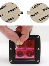 Lamin-X 2.25" Pink Round Light Covers                                     - SB-2.25P - Image 2