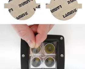 Lamin-X 2.75" Clear Round Light Covers