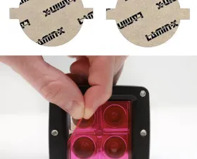 Lamin-X 2.75" Pink Round Light Covers