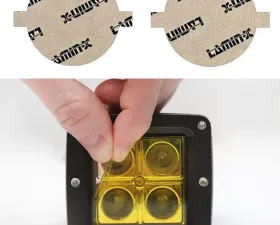 Lamin-X 2.75" Yellow Round Light Covers