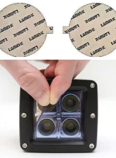 Lamin-X 2" Blue Round Light Covers                                     - SB-2B - Image 2