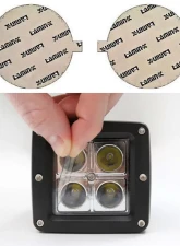 Lamin-X 2" Clear Round Light Covers                                     - SB-2CL - Image 2