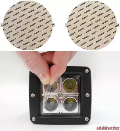Lamin-X 4" Clear Round Light Covers - SB-4CL