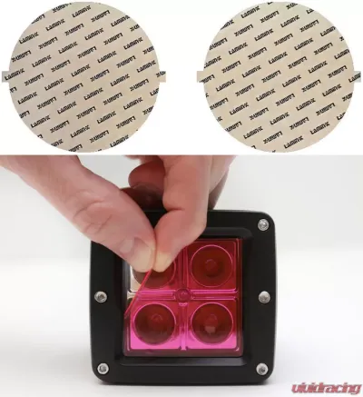 Lamin-X 5.25" Pink Round Light Covers - SB-5.25P