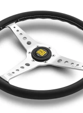 MOMO Heritage California Black Leather 360mm Steering Wheel                                     - CAL36BK2S - Image 2