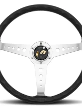 MOMO Heritage California Black Leather 360mm Steering Wheel                                     - CAL36BK2S - Image 3