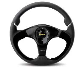 MOMO Nero Black Leather Steering Wheel