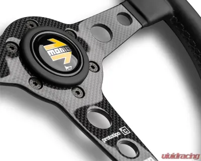 MOMO Prototipo 6C Carbon Fiber 350mm Steering Wheel - PRO35BK1C