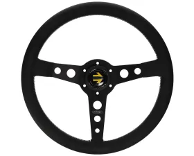 MOMO Prototipo Black 350 mm Leather Steering Wheel