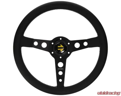 MOMO Prototipo Black 350 mm Leather Steering Wheel - PRO35BK2B