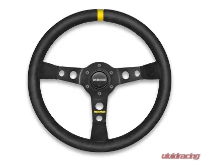 MOMO MOD.07 Black Suede Steering Wheel - R1905/35S