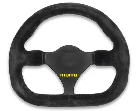 MOMO MOD.27 290mm Black Suede Steering Wheel