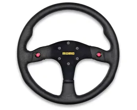 MOMO MOD.80 Black Leather Steering Wheel