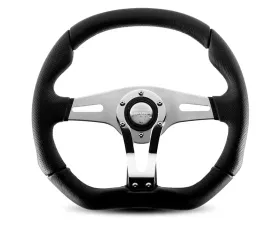 MOMO Trek R Black Leather Steering Wheel