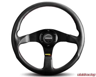 MOMO Tuner 320mm Black Leather Steering Wheel - TUN32BK0B
