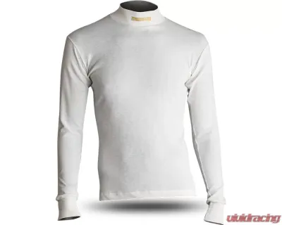 MOMO High Collar Shirt Comfort Tech White M - MNXHCCTWHM00