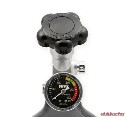 NOS/Nitrous Oxide System BOTTLE, 5 LB., W/SUPER HI-FLO, BLACK - 14730BNOS