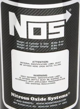 NOS/Nitrous Oxide System BOTTLE, 5 LB., W/SUPER HI-FLO, BLACK                                     - 14730BNOS - Image 6