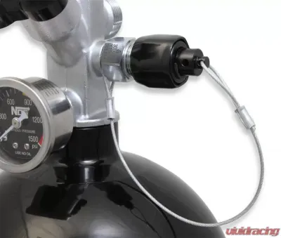 NOS/Nitrous Oxide System 10 LB. BOTTLE W/RACER SAFETY, BLACK - 14745B-TPINOS