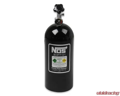 NOS/Nitrous Oxide System BOTTLE, 10 LB., W/SUPER HI-FLO, BLACK - 14745BNOS