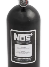 NOS/Nitrous Oxide System BOTTLE, 10 LB., W/SUPER HI-FLO, BLACK                                     - 14745BNOS - Image 2