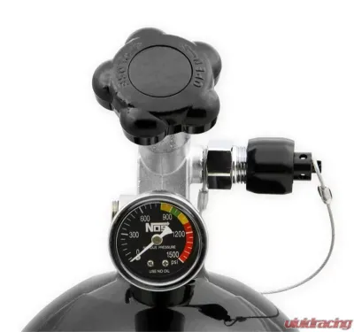NOS/Nitrous Oxide System 15 LB. BOTTLE W/RACER SAFETY, BLACK - 14750B-ZR1NOS