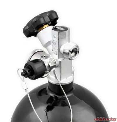 NOS/Nitrous Oxide System 15 LB. BOTTLE W/RACER SAFETY, BLACK - 14750B-ZR1NOS