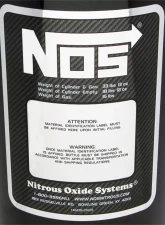 NOS/Nitrous Oxide System 15 LB. BOTTLE W/RACER SAFETY, BLACK                                     - 14750B-ZR1NOS - Image 6
