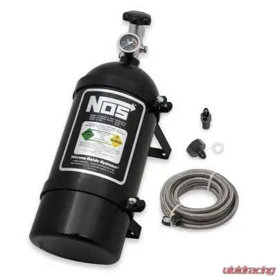 NOS/Nitrous Oxide System BLACK BOTTLE KIT, W/SUPER HI-FLO VALVE - 14761BNOS