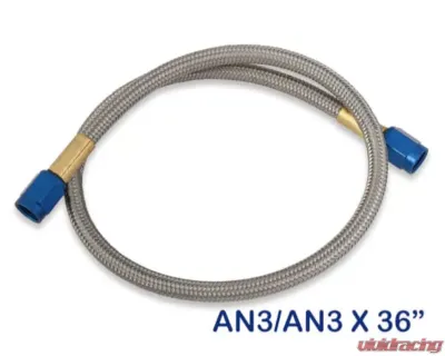 NOS/Nitrous Oxide System 3AN-3FT HOSE, BLUE - 15070NOS