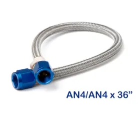 NOS/Nitrous Oxide System 4AN - 3 FT HOSE, BLUE