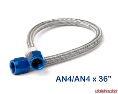 NOS/Nitrous Oxide System 4AN - 3 FT HOSE, BLUE - 15240NOS