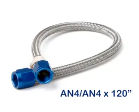 NOS/Nitrous Oxide System 4AN - 10FT HOSE. BLUE
