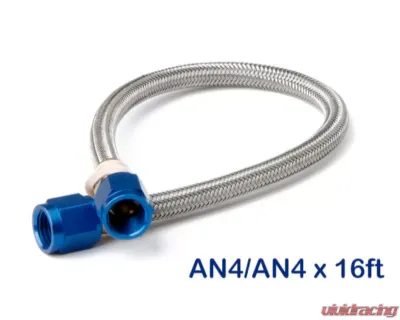 NOS/Nitrous Oxide System 4AN - 16 FT HOSE, BLUE - 15300NOS