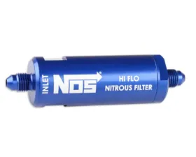 NOS/Nitrous Oxide System 4AN, HI-FLO NITROUS FILTER, BLUE