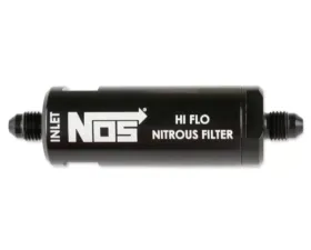 NOS/Nitrous Oxide System 4AN, HI-FLO NITROUS FILTER, BLACK