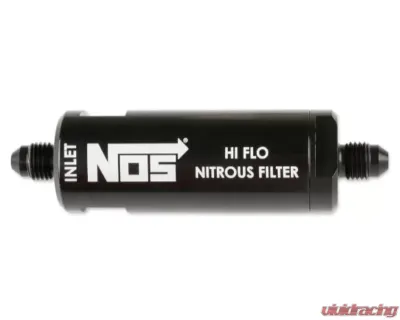 NOS/Nitrous Oxide System 4AN, HI-FLO NITROUS FILTER, BLACK - 15555NOS