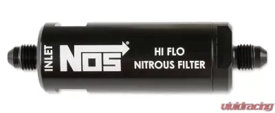 NOS/Nitrous Oxide System 4AN, HI-FLO NITROUS FILTER, BLACK - 15555NOS
