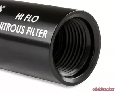 NOS/Nitrous Oxide System 4AN, HI-FLO NITROUS FILTER, BLACK - 15555NOS