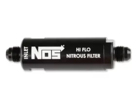 NOS/Nitrous Oxide System 6AN, HI-FLO NITROUS FILTER, BLACK
