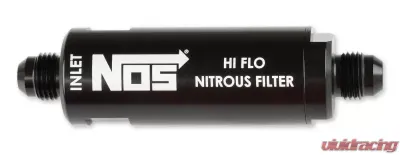 NOS/Nitrous Oxide System 6AN, HI-FLO NITROUS FILTER, BLACK - 15556NOS
