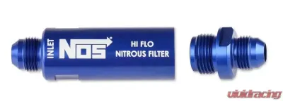 NOS/Nitrous Oxide System 6AN, HI-FLO NITROUS FILTER, BLUE - 15557NOS