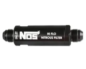 NOS/Nitrous Oxide System 8AN, HI-FLO NITROUS FILTER, BLACK