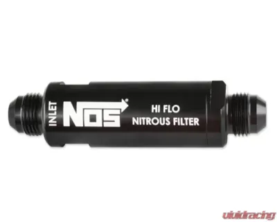 NOS/Nitrous Oxide System 8AN, HI-FLO NITROUS FILTER, BLACK - 15559NOS