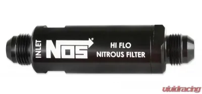 NOS/Nitrous Oxide System 8AN, HI-FLO NITROUS FILTER, BLACK - 15559NOS