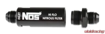 NOS/Nitrous Oxide System 8AN, HI-FLO NITROUS FILTER, BLACK - 15559NOS