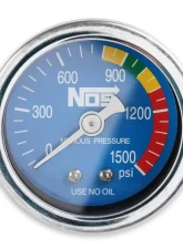 NOS/Nitrous Oxide System GAUGE; N2O BLUE, 1-1/2; S.S.; DRY                                     - 15924NOS - Image 2