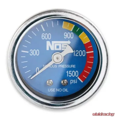 NOS/Nitrous Oxide System GAUGE; N2O BLUE, 1-1/2; S.S.; DRY - 15924NOS