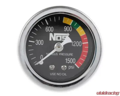 NOS/Nitrous Oxide System GAUGE; N2O BLACK, 1-1/2, S.S.; DRY - 15925NOS